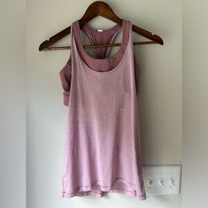 Lululemon Twist & Toil tank with built in bra